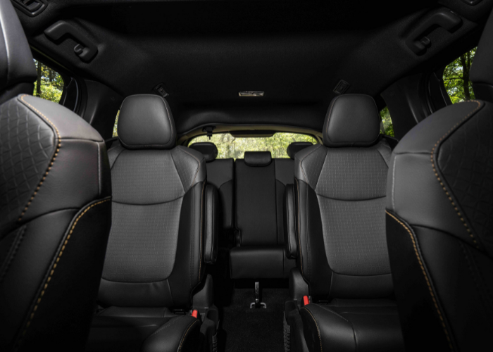 Interior of the 2022 Toyota Sienna Woodland Edition 