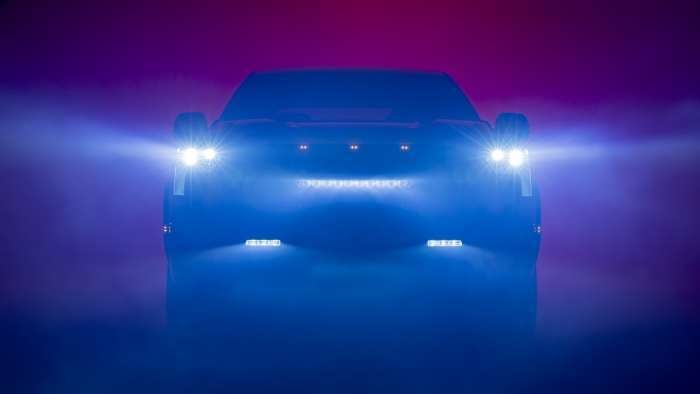 2022 Toyota Tundra teaser picture front end