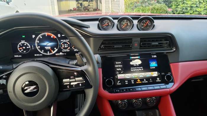 2023 Nissan Z Performance front interior dashboard