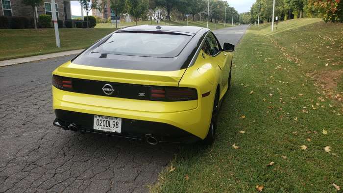 2023 Nissan Z review rear view