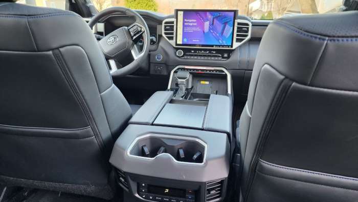2023 Toyota Sequoia Review interior and infotainment screen