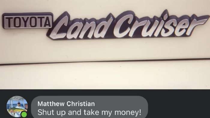 2024 Toyota Land Cruiser teaser beige