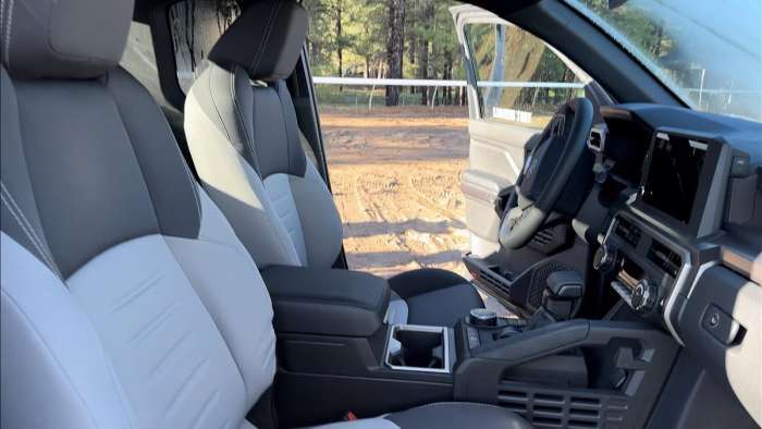 2024 Toyota Tacoma TRD PreRunner interior gray seats