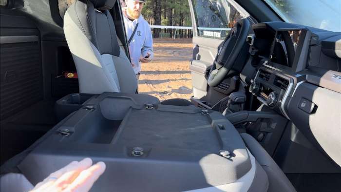2024 Toyota Tacoma TRD PreRunner interior gray passenger seat