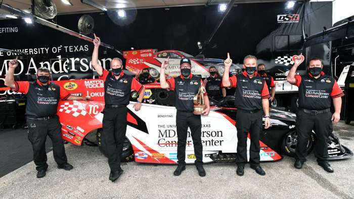 Tommy Johnson Jr Dodge Charger SRT Hellcat Funny Car Team