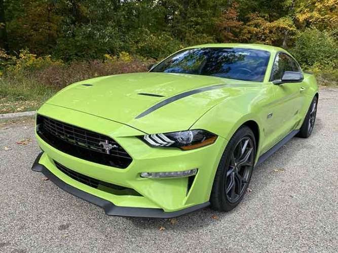 2020 Ford Mustang high performance Grabber Lime
