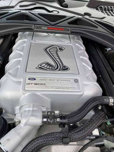 2021 Shelby GT500 Supercharged V8 engine