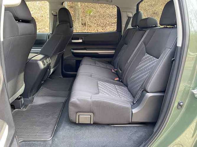 2021 Toyota Tundra back seat