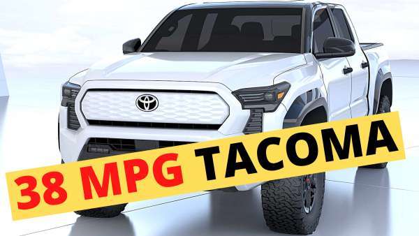 2024 Toyota Tacoma Hybrid May Have 38 MPG, and 40 Miles of EV Range