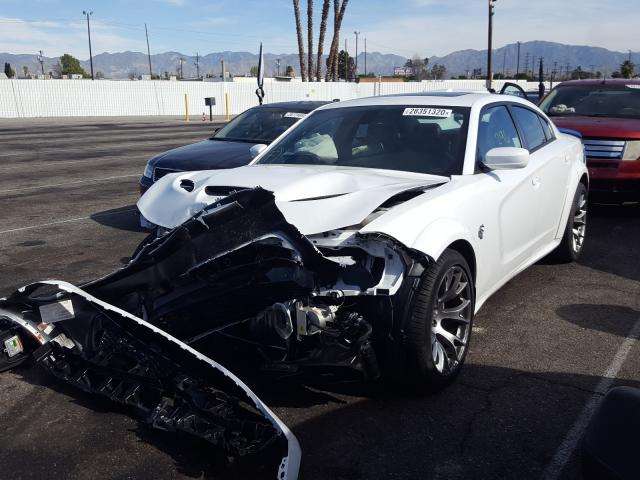Totaled Dodge Charger Front