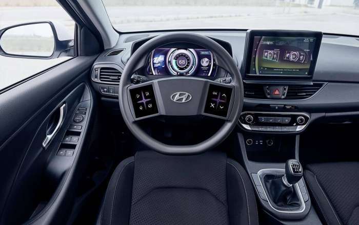 Hyundai Genesis Ming Concept Has Screen in The Middle of Steering Wheel
