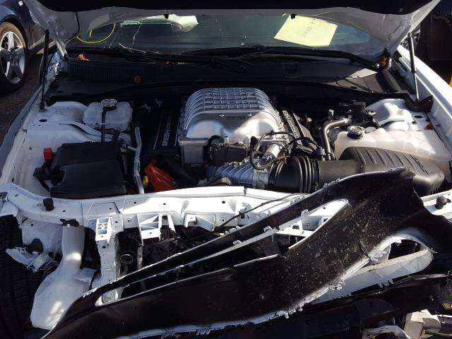 Totaled Dodge Charger Engine