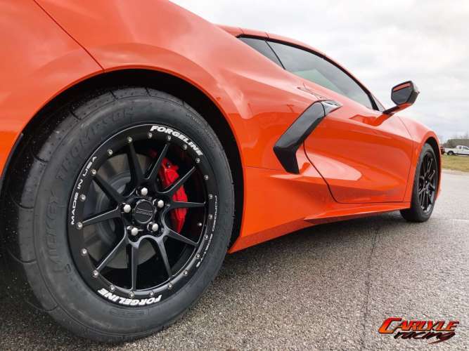 Carlyle Racing C8 Corvette with Drag Radials
