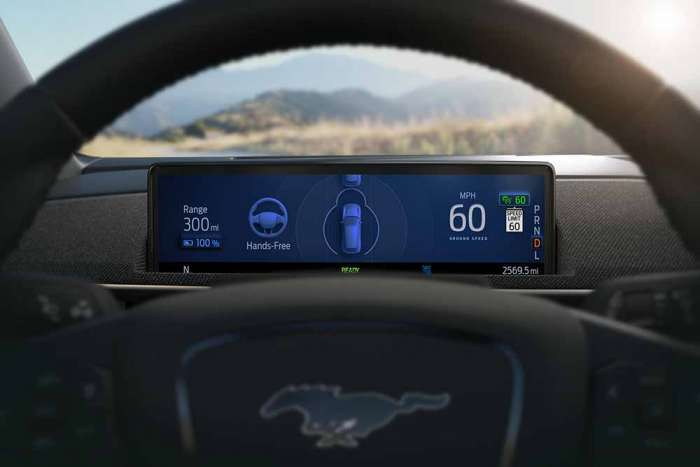 Active Drive Assist HMI in Ford Mustang Mach-E
