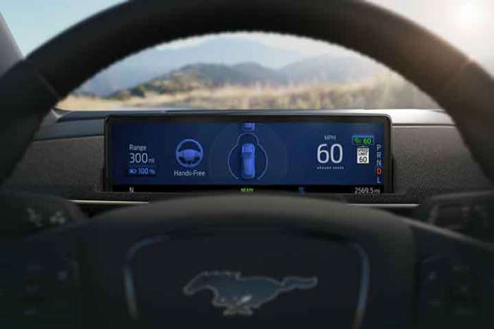 Active Drive Assist HMI interface on Mustang Mach-E 