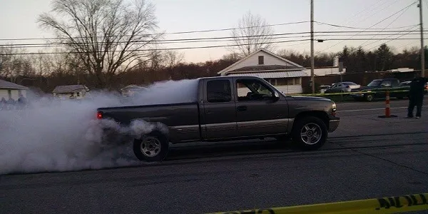 One of The Biggest Chevy Silverado Burnouts