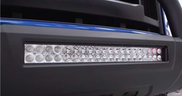 LED light bar bumper, Ford F-150
