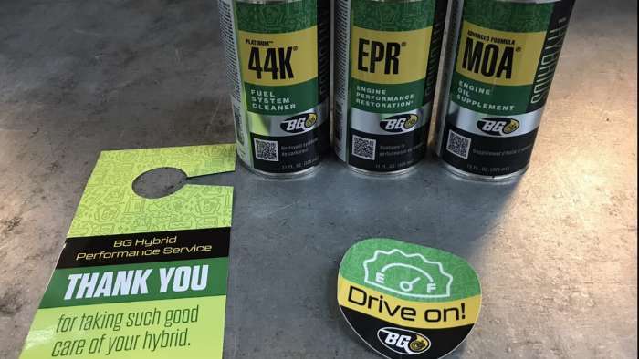 toyota prius hybrid repair kit for oil consumption BG products