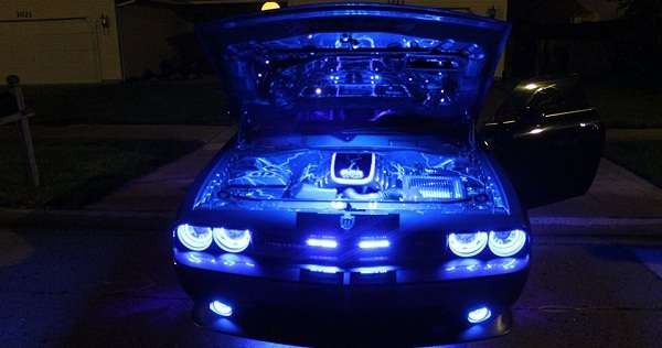 BlueLight Dodge Challenger