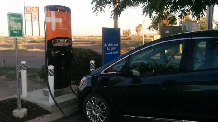 Chevy Bolt EV ChargePoint Coalinga
