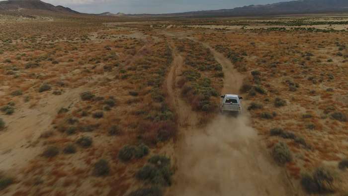 2021 Ford Bronco racing in the Baja Desert