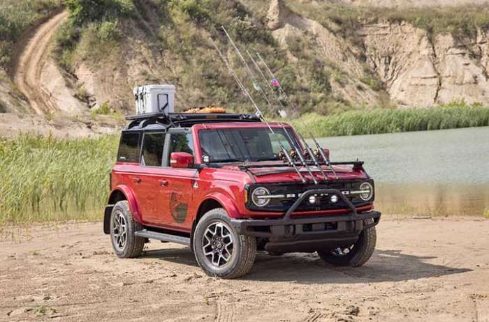 2021 Ford Bronco Outer Banks fishing guide