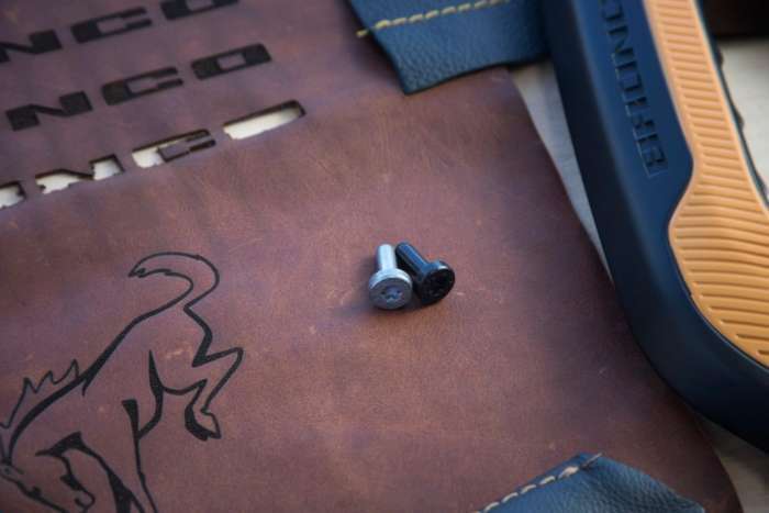 Ford Bronco materials inspired interior