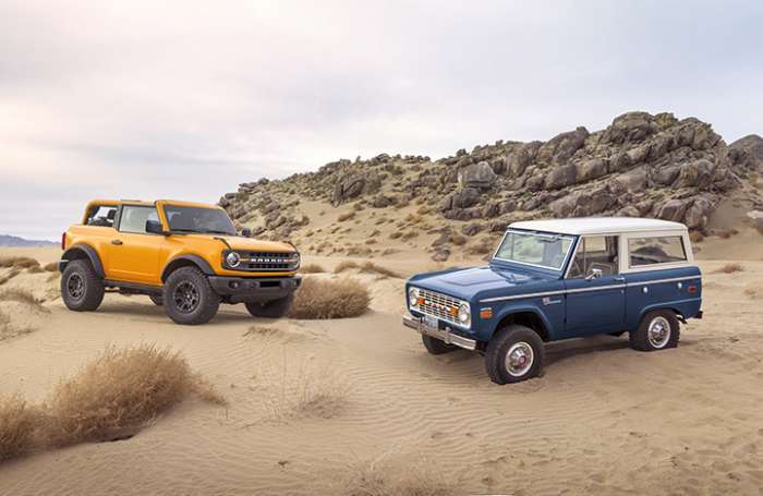 Ford Bronco heritage and 2021 Ford Bronco
