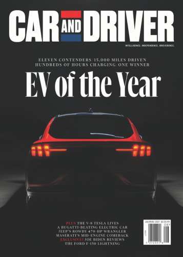 Car and Driver cover EV of the Year