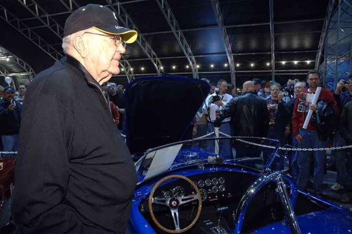Carroll Shelby with his 427 Super Snake