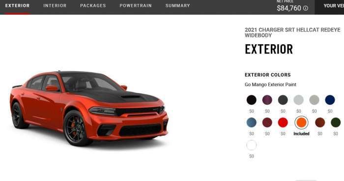 2021 Dodge Charger SRT Hellcat Redeye