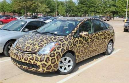 Toyota Prius Cheetah wrap