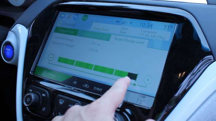 Chevy Bolt EV Target Charge Level