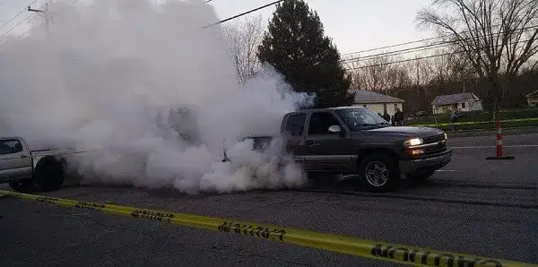 Chevy Silverado Burnout