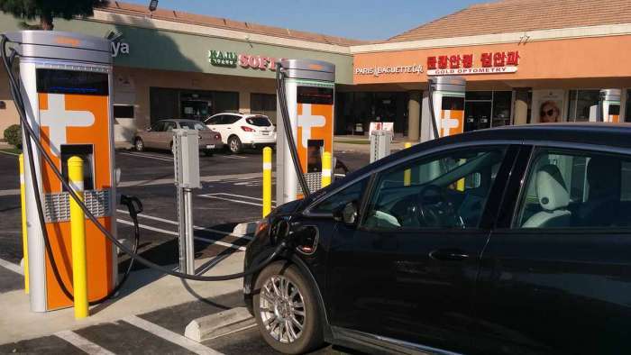 Chevy Bolt EV ChargePoint Express 250