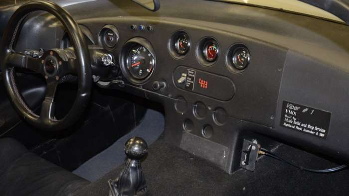 The First Dodge Viper Concept Interior