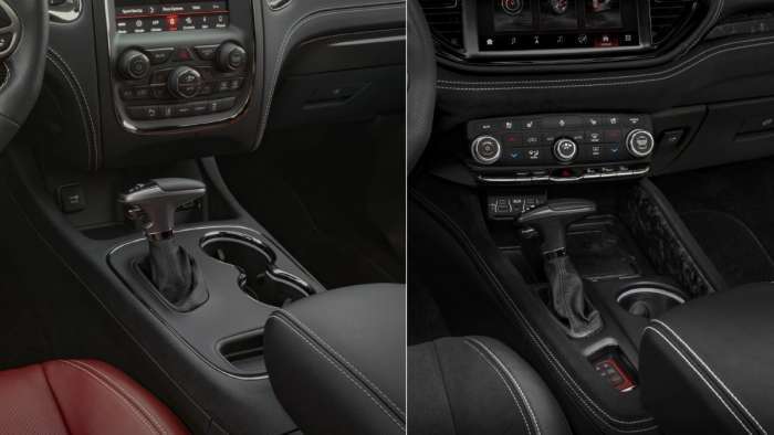 2020 and 2021 Dodge Durango Shift Consoles