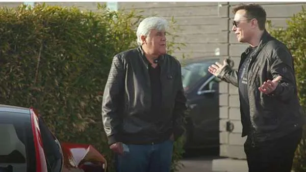 Elon Musk and Jay Leno Talk about the 2020 Tesla Cybertruck