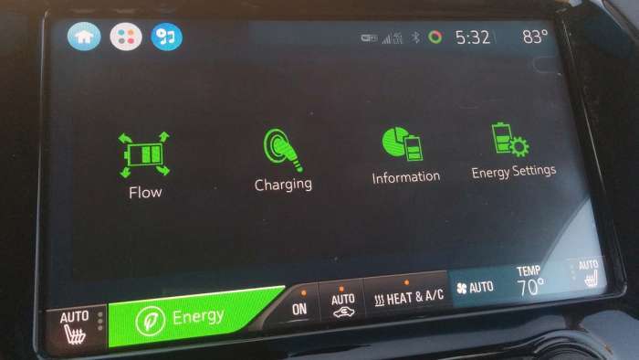 Chevy Bolt EV Energy Screen
