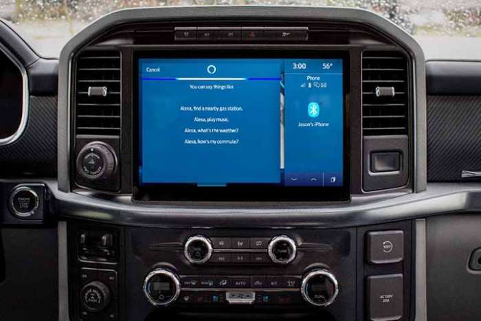Ford SYNC4 system with Alexa