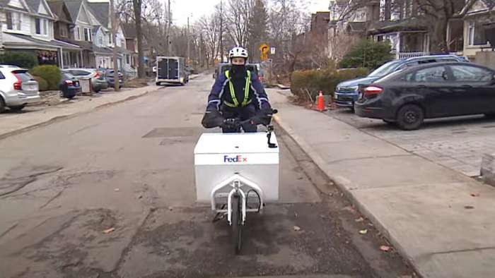 FedEx eBike Cargo Delivery