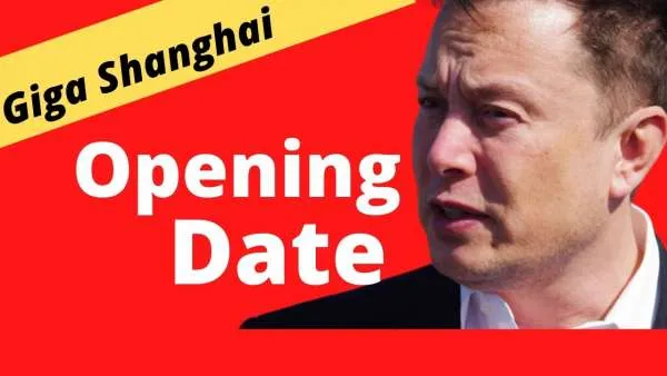 Tesla Giga Shanghai's Opening Date