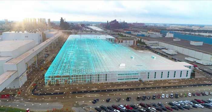 Rendering of Ford's Rouge Electric Vehicle Center