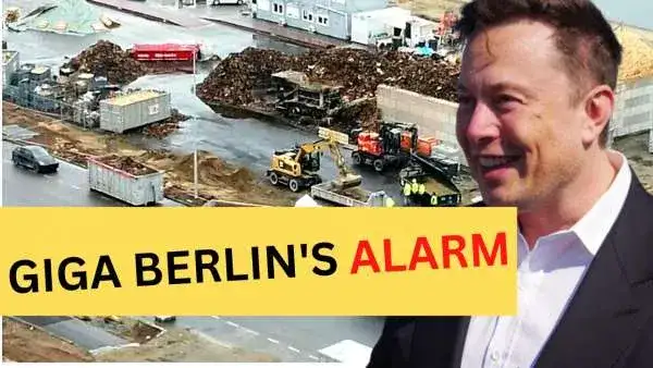 Tesla Giga Berlin Doesn't Yet Have a Working Fire Alarm System, But Moving