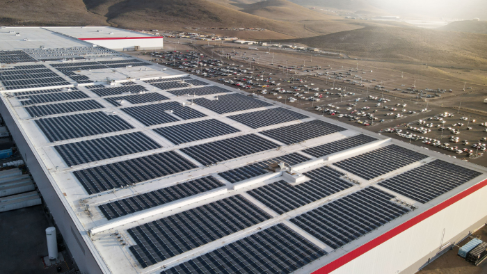 Gigafactory, courtesy of Tesla Inc.
