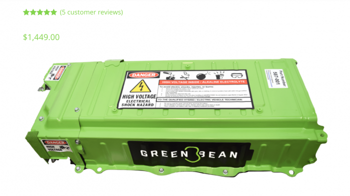 Green Bean Toyota Prius Hybrid Battery