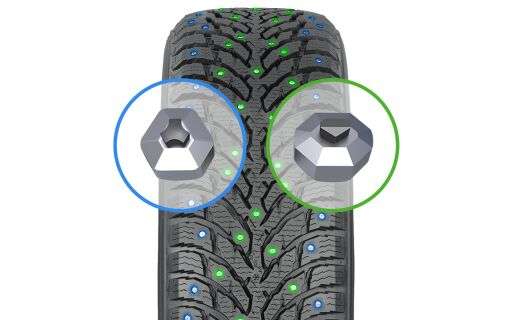 nokian tires with retractable tire studs