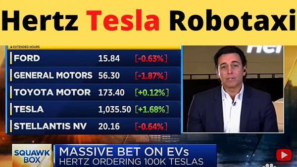 Hertz CEO Mark Fields talks about Hertz Tesla Robotaxi plans