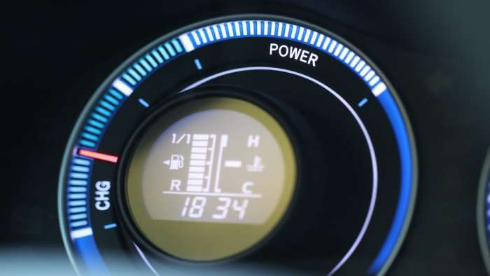 toyota hybrid power gauge