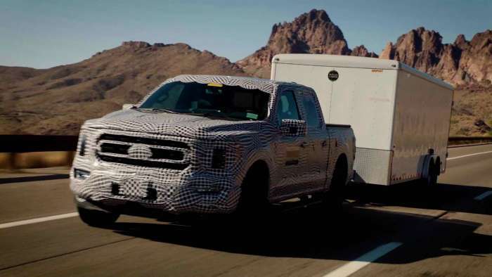 2021 Ford F-150 hybrid towing